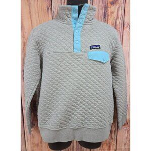 Patagonia Worn Wear Womens Quilted Snap-T Pullover Medium